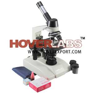 ag亚博集团HOVERLABS病理单目复合显微镜，40X-1500X放大，LED照明+50空白玻片+盖片