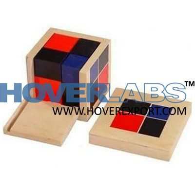 Binomial Cube Wooden Model
